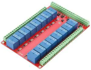16 Channel Relay Module Two Way Isolated Type Optocoupler 16 Channel Relay Module Interface Board High/Low Level DC 5/12/24V 3 Types Optional(DC12V) 16 Channel Relay Module Two Way Isolated Type Optocoupler 16 Channel Relay Module Interface Board High/Low Level DC 5/12/24V 3 Types Optional(DC12V)