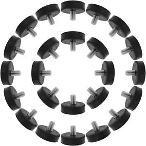M10 x 15 x 43mm Leveling Feet Adjustable Leveler Floor Protector Round Base for Furniture Chair Table Leg 24 Pack M10 x 15 x 43mm Leveling Feet Adjustable Leveler Floor Protector Round Base for Furniture Chair Table Leg 24 Pack