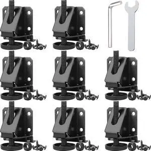 Leveling Feet Heavy Duty Furniture Levelers Adjustable Table Leg Leveler w/Lock Nuts for Furniture,Table, Cabinets, Workbench,Shelving Units and More (8) Leveling Feet Heavy Duty Furniture Levelers Adjustable Table Leg Leveler w/Lock Nuts for Furniture,Table, Cabinets, Workbench,Shelving Units and More (8)