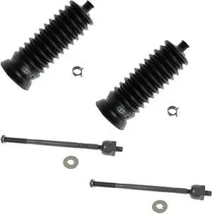 Front Driver & Passenger Side Inner Steering Kit Steering Rack & Pinion Bellow Tie Rod Compatible with 1993-1997 Subaru Impreza 1990-2004 Legacy 2000-2004 Outback Front Driver & Passenger Side Inner Steering Kit Steering Rack & Pinion Bellow Tie Rod Compatible with 1993-1997 Subaru Impreza 1990-2004 Legacy 2000-2004 Outback