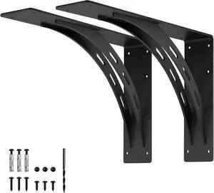 20 inch x 13.5 inch Heavy Duty Shelf Brackets , Metal Mantel Brackets (Set of 2) Fireplace Mantel Brackets - Countertop Support , Max Load 1100 Lbs (20 x 13.5 ) 20 inch x 13.5 inch Heavy Duty Shelf Brackets , Metal Mantel Brackets (Set of 2) Fireplace Mantel Brackets - Countertop Support , Max Load 1100 Lbs (20 x 13.5 )
