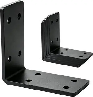 6 Pack Corner L Brackets for Wood, 5" x 5" 90 Degree Bracket Corner Brace, 5x5 L Shaped Bracket for Outdoor Farming, Wood Fence, Furniture, Shelf Brackets 6 Pack Corner L Brackets for Wood, 5" x 5" 90 Degree Bracket Corner Brace, 5x5 L Shaped Bracket for Outdoor Farming, Wood Fence, Furniture, Shelf Brackets