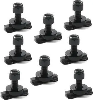 8-Pack L-Track Double Lug Threaded Stud Nut Fitting Tie Down 8-Pack L-Track Double Lug Threaded Stud Nut Fitting Tie Down