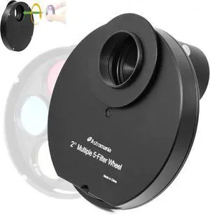 5-Position Filter Wheel Holder for Telescope Filter 2 Inch 5-Position Filter Wheel Holder for Telescope Filter 2 Inch