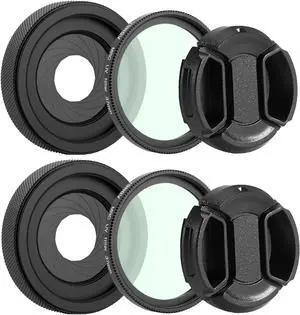 2Pack Adjustable Iris Aperture Diaphragm 1.5-26mm Iris Aperture Diaphragm Adapter M30 to M37 Diaphragm Lens Module Adapter Ring PVS-14 PSV14 (Filter Protector Cover Set) 2Pack Adjustable Iris Aperture Diaphragm 1.5-26mm Iris Aperture Diaphragm Adapter M30 to M37 Diaphragm Lens Module Adapter Ring PVS-14 PSV14 (Filter Protector Cover Set)