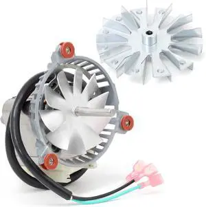3-21-08639 Combustion Blower Fan Motor for Harman P43 P61 P68 P38 Accentra 52i, Advance Pellet Stoves, Blower Exhaust Fans Motor with 3-20-502221 Double Paddle Fan Blade Replacement 3-21-08639 Combustion Blower Fan Motor for Harman P43 P61 P68 P38 Accentra 52i, Advance Pellet Stoves, Blower Exhaust Fans Motor with 3-20-502221 Double Paddle Fan Blade Replacement