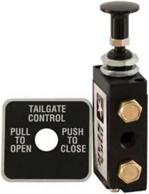Buyers Products BAV010 4-Way 2-Position Manual Air Valve With Five 1/8 Inch NPT Ports, For Use With Tailgate Applications, Air Compression, Pneumatics, Dump Body Hardware & Accessories Buyers Products BAV010 4-Way 2-Position Manual Air Valve With Five 1/8 Inch NPT Ports, For Use With Tailgate Applications, Air Compression, Pneumatics, Dump Body Hardware & Accessories
