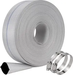 1 1/4" 100 ft Pool Backwash Hose Lay Flat Water Discharge Pump Hoses 1 1/4" 100 ft Pool Backwash Hose Lay Flat Water Discharge Pump Hoses