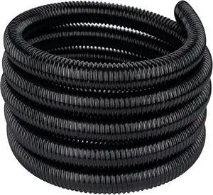 Pond Tubing,1-1/2 inch PVC Flexible Pond Hose, Black Corrugated Waterfall Sump Pump Hose,Drainage Pipe, Kinkproof for Garden Ponds, 1-1/2"x25FT Pond Tubing,1-1/2 inch PVC Flexible Pond Hose, Black Corrugated Waterfall Sump Pump Hose,Drainage Pipe, Kinkproof for Garden Ponds, 1-1/2"x25FT