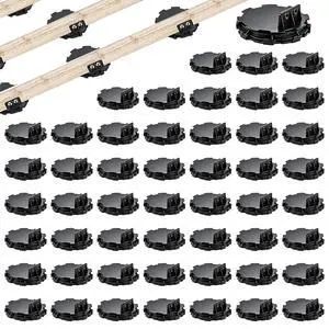 50 Pack Deck Block, Adjustable Deck Pedestal, 0.6"-0.8" Height Leveling Support Block for Deck Joists, Crawl Space Jack, Outdoor Patio Paver & Floor Leveling Feet, Heavy Duty Structural Support 50 Pack Deck Block, Adjustable Deck Pedestal, 0.6"-0.8" Height Leveling Support Block for Deck Joists, Crawl Space Jack, Outdoor Patio Paver & Floor Leveling Feet, Heavy Duty Structural Support