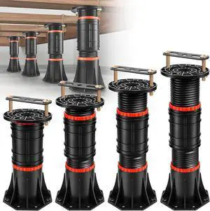 4 PCS Adjustable Bed Support Legs with Metal Fixing Accessories, 8.4-13.5 InchHeavy Duty Bed Frame Support Feet,Bed Support Reinforcement Parts Bed Slats Support Leg Bed Replacement Legs 4 PCS Adjustable Bed Support Legs with Metal Fixing Accessories, 8.4-13.5 InchHeavy Duty Bed Frame Support Feet,Bed Support Reinforcement Parts Bed Slats Support Leg Bed Replacement Legs