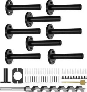 8pcs Wall Shelf Brackets Heavy Duty Floating Shelf Bracket Hidden,Invisible Black Shelving Brackets Decorative Floating Shelf Hardware Heavy Duty,Metal Shelf Support Bracket (4 inch-8pcs) 8pcs Wall Shelf Brackets Heavy Duty Floating Shelf Bracket Hidden,Invisible Black Shelving Brackets Decorative Floating Shelf Hardware Heavy Duty,Metal Shelf Support Bracket (4 inch-8pcs)
