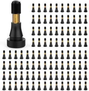100PCS TR600HP Tire Valve Stems, High Pressure Brass Rubber Snap-in Tire Wheel Valve Stem for Most Car Auto Tires 100PCS TR600HP Tire Valve Stems, High Pressure Brass Rubber Snap-in Tire Wheel Valve Stem for Most Car Auto Tires