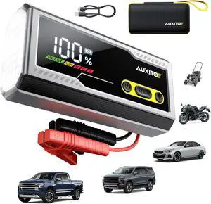 Jump Starter 8000A Portable Car Battery Jump Starter with Large LCD Display Jump Cable with Smart Clamps Power Bank Emergency Flashlight for Cars Heavy Duty Jumper Box for Car Battery Jump Starter 8000A Portable Car Battery Jump Starter with Large LCD Display Jump Cable with Smart Clamps Power Bank Emergency Flashlight for Cars Heavy Duty Jumper Box for Car Battery