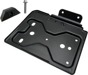 Driver Side Battery Tray Replacement With Base Clamp Kit Compatible with Select Escalade/Avalanche,Suburban,Silverado,Tahoe/GMC Suburban,Sierra,Yukon Models Driver Side Battery Tray Replacement With Base Clamp Kit Compatible with Select Escalade/Avalanche,Suburban,Silverado,Tahoe/GMC Suburban,Sierra,Yukon Models