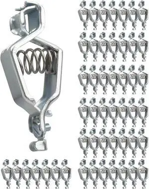 50 PCS Battery Test Clamp Fit for Battery Discharge Testing and Heavy-Duty Grounding Lighting Applications Heavy-Duty Clamp 25A 50 PCS Battery Test Clamp Fit for Battery Discharge Testing and Heavy-Duty Grounding Lighting Applications Heavy-Duty Clamp 25A