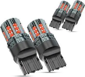 7444 LED Brake/Tail Light Bulbs For Chevy Silverado 1500 2500 3500 2015 2016 2017 2018 2019 2020 2021 2022, 300% Brightness, Brilliant Red, 7440R 7443R Taillight, Plug and Play, Waterproof, Pack of 4 7444 LED Brake/Tail Light Bulbs For Chevy Silverado 1500 2500 3500 2015 2016 2017 2018 2019 2020 2021 2022, 300% Brightness, Brilliant Red, 7440R 7443R Taillight, Plug and Play, Waterproof, Pack of 4