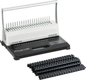 Binding Machine, 19 Holes, 450 Sheets, Comb Binding Machines with 50 PCS 1/2" Comb Binding Spines, Comb Binder Machine for Letter Size PaperAdjustable Margin Binding Machine, 19 Holes, 450 Sheets, Comb Binding Machines with 50 PCS 1/2" Comb Binding Spines, Comb Binder Machine for Letter Size PaperAdjustable Margin