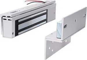 Electric Magnetic Door Lock with Z and L Bracket Outdoor Waterproof 280KG 600lb Holding Force Electromagnet Lock 12V DC Fail Safe NC Mode for Access Control System Electric Magnetic Door Lock with Z and L Bracket Outdoor Waterproof 280KG 600lb Holding Force Electromagnet Lock 12V DC Fail Safe NC Mode for Access Control System
