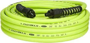 Pro Air Hose, 3/8 in. x 50 ft., Heavy Duty, Lightweight, Hybrid, ZillaGreen - HFZP3850YW2 Pro Air Hose, 3/8 in. x 50 ft., Heavy Duty, Lightweight, Hybrid, ZillaGreen - HFZP3850YW2