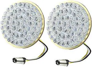 2" LED Turn Signals w/Running Light Bullet Style Front 1157 LED Turn Signal Kit for Harley 2" LED Turn Signals w/Running Light Bullet Style Front 1157 LED Turn Signal Kit for Harley