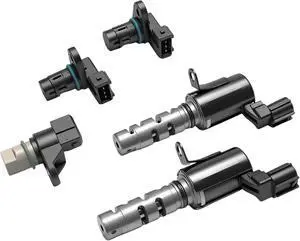 Engine Variable Valve Timing VVT Solenoid w/Crankshaft & Camshaft Position Sensor Kit, for Hyundai Elantra Tiburon Tucson, for Kia Soul Spectra5 Sportage, L4 2.0L, 2004-2010, 2435523763 Engine Variable Valve Timing VVT Solenoid w/Crankshaft & Camshaft Position Sensor Kit, for Hyundai Elantra Tiburon Tucson, for Kia Soul Spectra5 Sportage, L4 2.0L, 2004-2010, 2435523763