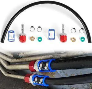 800-671 A/C Line Splice Connector Kit for 3/8" Line with No.6 Hose, Heavy-Duty AC Hose Splicer Coupler Repair Kit, 24" Hose Air Conditioning Repair Kit for Automotive AC Systems 800-671 A/C Line Splice Connector Kit for 3/8" Line with No.6 Hose, Heavy-Duty AC Hose Splicer Coupler Repair Kit, 24" Hose Air Conditioning Repair Kit for Automotive AC Systems