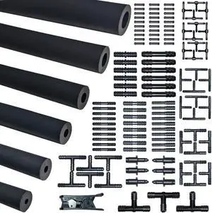 Silicone Vacuum Hose Kit 10FT 6PCS 1/8" 5/32" 3/16" 1/4" 5/16" 3/8" With Vacuum Connector 12 Sizes 113PCS,Tube Cutter,Matte Black Tubing,Automotive Marine & Industrial Use Silicone Vacuum Hose Kit 10FT 6PCS 1/8" 5/32" 3/16" 1/4" 5/16" 3/8" With Vacuum Connector 12 Sizes 113PCS,Tube Cutter,Matte Black Tubing,Automotive Marine & Industrial Use