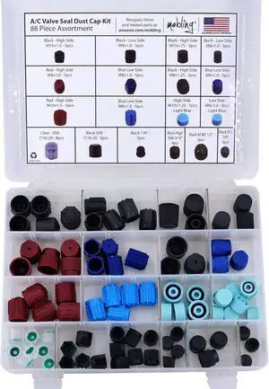 Car A/C Sealing Dust Cap Kit - 88 Piece Car A/C Sealing Dust Cap Kit - 88 Piece