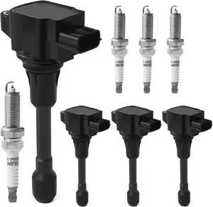 4PCS Ignition Coil Pack & Iridium Spark Plugs Compatible with 2007-2018 Nissan Altima Rogue Sentra Cube Versa Frontier NV200, Infiniti QX60 1.6L 1.8L 2.0L 2.5L L4 Replace UF549 & 9029 4PCS Ignition Coil Pack & Iridium Spark Plugs Compatible with 2007-2018 Nissan Altima Rogue Sentra Cube Versa Frontier NV200, Infiniti QX60 1.6L 1.8L 2.0L 2.5L L4 Replace UF549 & 9029