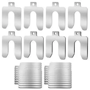120 Pcs 2" x 2" Metal Shims for CNC, Machining & Automotive Alignment 120 Pcs 2" x 2" Metal Shims for CNC, Machining & Automotive Alignment
