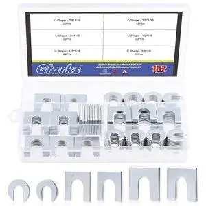 152Pcs 3/8" 1/2" Universal Body Shim Assortment Kit, Universal Auto Alignment Body Shim for Adjusting Body Parts or Camber Alignment 152Pcs 3/8" 1/2" Universal Body Shim Assortment Kit, Universal Auto Alignment Body Shim for Adjusting Body Parts or Camber Alignment