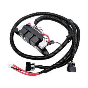 674-00923 Dual Speed Electric Fan Control Wiring Harness Kit Compatible with Chevy Silverado Avalanche Suburban Tahoe Avalanche & GMC Yukon Sierra Black 674-00923 Dual Speed Electric Fan Control Wiring Harness Kit Compatible with Chevy Silverado Avalanche Suburban Tahoe Avalanche & GMC Yukon Sierra Black