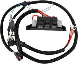 674-00923 Dual Speed Electric Fan Control Wiring Harness Kit Compatible with Silverado Avalanche Suburban Tahoe Sierra Yukon Stand Alone Electric Fan Harness 674-00923 Dual Speed Electric Fan Control Wiring Harness Kit Compatible with Silverado Avalanche Suburban Tahoe Sierra Yukon Stand Alone Electric Fan Harness