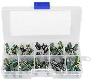 100PCS DIY High Grade Audio Capacitor,Electrolytic Capacitors Kits,10 Values 10V-63V 10uf-470uf Electrolytic Capacitors Radial Capacitor 100PCS DIY High Grade Audio Capacitor,Electrolytic Capacitors Kits,10 Values 10V-63V 10uf-470uf Electrolytic Capacitors Radial Capacitor