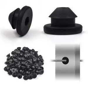 300 Pack Cable Rubber Grommets, Fit 1/8" 5/32" 3/16" Cables for Metal Posts, Protective Sleeves for Outdoor Indoor Railing 300 Pack Cable Rubber Grommets, Fit 1/8" 5/32" 3/16" Cables for Metal Posts, Protective Sleeves for Outdoor Indoor Railing