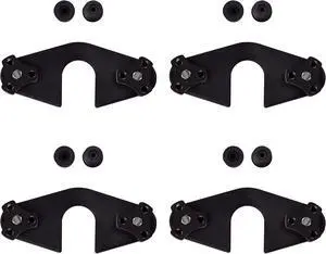 AMA Bracket Kit(8 Pcs Thumb Screw caps; 4 Pcs Brackets;8 Pcs Threaded Inserts;8 Pcs Bolts) Compatible with Hobie Island(Replaces Bungee System) AMA Bracket Kit(8 Pcs Thumb Screw caps; 4 Pcs Brackets;8 Pcs Threaded Inserts;8 Pcs Bolts) Compatible with Hobie Island(Replaces Bungee System)