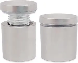 50 Pcs Stainless Steel Standoff Screws, 19 x 20mm Sign Mounting Spacers, Rust-Resistant Hardware for Acrylic, Glass & Wall Installation 50 Pcs Stainless Steel Standoff Screws, 19 x 20mm Sign Mounting Spacers, Rust-Resistant Hardware for Acrylic, Glass & Wall Installation