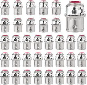 35Pcs MC Cable Connectors, 3/8" Snap-In Conduit Cable Connector 35Pcs MC Cable Connectors, 3/8" Snap-In Conduit Cable Connector