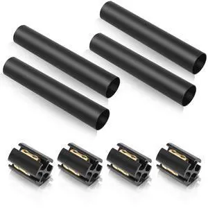 4-Pack Waterproof Underground Wire Splice Kit for 14/3 to 8/3 UF Cables - 600V Direct Burial with Heat-Shrink Connectors & Tubes, Heavy-Duty Electrical Repair 4-Pack Waterproof Underground Wire Splice Kit for 14/3 to 8/3 UF Cables - 600V Direct Burial with Heat-Shrink Connectors & Tubes, Heavy-Duty Electrical Repair