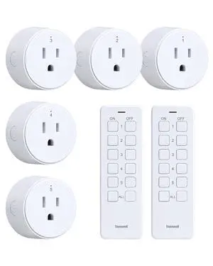 Wireless Remote Control Outlet with Portable Magnetic Switch Wireless Remote Control Outlet with Portable Magnetic Switch