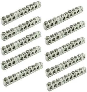 -UL Certified 8 Terminal Ground Bar Kit, Max Wire Dia 4AWG (10) -UL Certified 8 Terminal Ground Bar Kit, Max Wire Dia 4AWG (10)