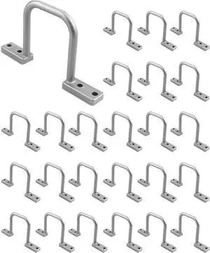 25 Pcs 2 Inch Distribution Rings Aluminum D Ring for Sorting Out Electric Cables, Cable Management, for Commercial and Residential Use, Silver 25 Pcs 2 Inch Distribution Rings Aluminum D Ring for Sorting Out Electric Cables, Cable Management, for Commercial and Residential Use, Silver