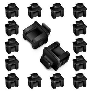 SFP SFP+ XFP Dust Covers Caps Suitable for Open Slot on Network Switch Silicone Type B 100pcs/pack SFP SFP+ XFP Dust Covers Caps Suitable for Open Slot on Network Switch Silicone Type B 100pcs/pack