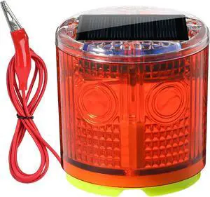 Electric Fence Idicator Light, Solar Fence Alarm with Light Transmission to 1/2 Mile, Ensure The Normal Operation of The Electronic Fence to Prevent The Invasion of Wild Animals, Red, MK-098 Electric Fence Idicator Light, Solar Fence Alarm with Light Transmission to 1/2 Mile, Ensure The Normal Operation of The Electronic Fence to Prevent The Invasion of Wild Animals, Red, MK-098