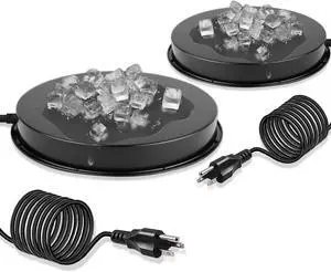 Chicken Water Heater for Winter, 110Watt Thermostat Heated Poultry Waterer Base with 9.8ft Power Cord,Suitable for Plastic/Metal Poultry Waterer (Black, 11INCH-2PACK) Chicken Water Heater for Winter, 110Watt Thermostat Heated Poultry Waterer Base with 9.8ft Power Cord,Suitable for Plastic/Metal Poultry Waterer (Black, 11INCH-2PACK)