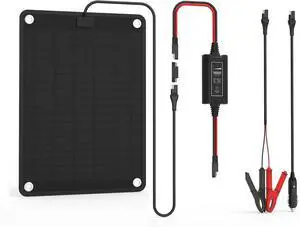 Solar Battery Charger Maintainer,Dump Trailer Battery Charger, Battery Maintainer,Trailer Charger, 10W Solar Panel Kit, MPPT Charge Controller, for 12V /24V Gel AGM Lead-Acid LiFePO4 Solar Battery Charger Maintainer,Dump Trailer Battery Charger, Battery Maintainer,Trailer Charger, 10W Solar Panel Kit, MPPT Charge Controller, for 12V /24V Gel AGM Lead-Acid LiFePO4