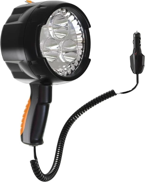 Handheld LED Spotlight Flashlight up to 2000 Lumens, 12V Car Charger Spot Light with Hook for Camping, Boating & Hiking Handheld LED Spotlight Flashlight up to 2000 Lumens, 12V Car Charger Spot Light with Hook for Camping, Boating & Hiking