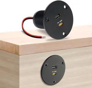 118W RV USB Outlet, 100W PD3.0 Type-C Laptop 12V USB C Charger 118W RV USB Outlet, 100W PD3.0 Type-C Laptop 12V USB C Charger