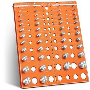 68 Nut and Bolt Thread Checker Standard and Metric, Screw Thread Gauge 68 Nut and Bolt Thread Checker Standard and Metric, Screw Thread Gauge
